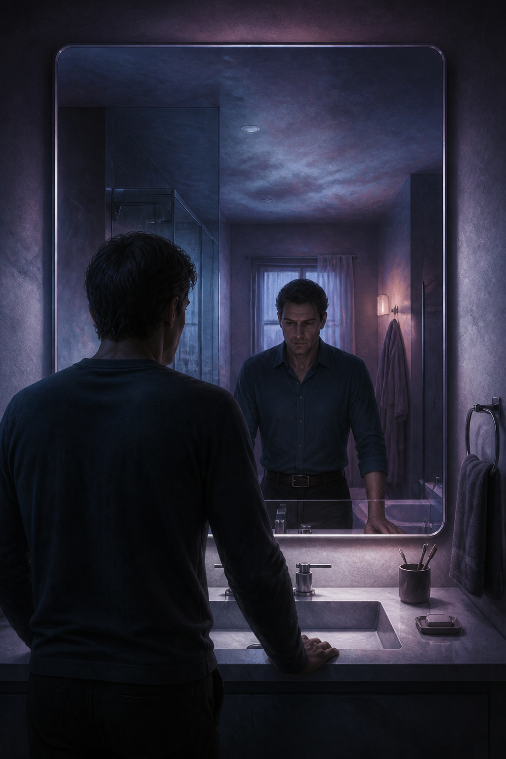 Atmospheric cover artwork for The Last Reflection